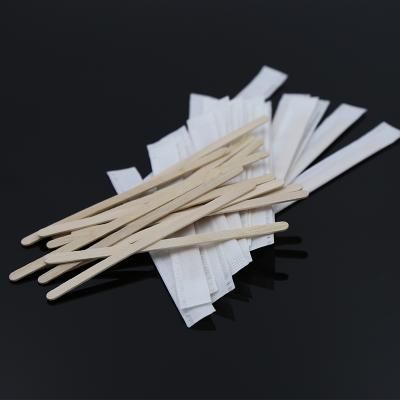 China Viable Biodegradable Coffee Sticks Wooden Coffee Mixing Stirrers for sale