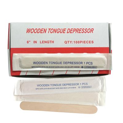 China dental equipments & Sterile Accessories Disposable Birch Wood Waxing Spatula for sale