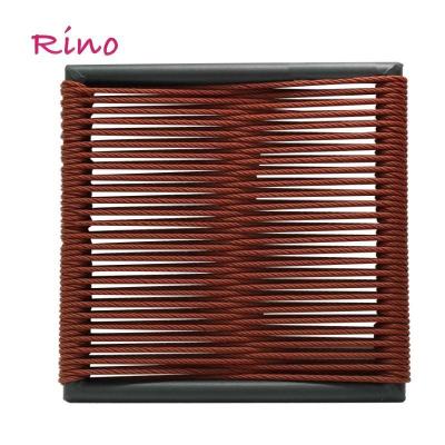 China Eco-freindly Waterproof Weaving Poly Wicker Outdoor Furniture Colorful Poly PE Plastic Synthetic Rattan Material for sale