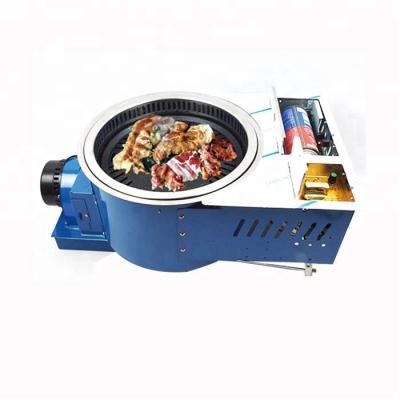 China Corrosion Resistance Butane Gas And Charcoal BBQ Grill Commercial Korean Indoor Tabletop With Built In BBQ Gas Grill for sale