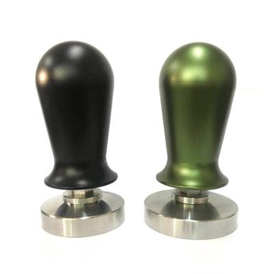 China Custom Aluminum 58mm Coffee Calibrated Tamper Viable Color 41mm 47mm 49mm 51mm 53mm 54mm 57mm for sale