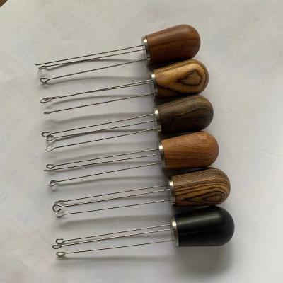 China Sustainable Wood Handle Coffee Needle Dispenser Tools Coffee Dispensing Tools Coffee Dispenser Needle TOOLS for sale