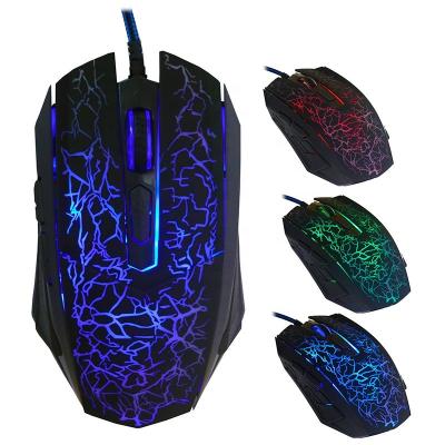 China Gaming Factory Sales USB Laptop Mouse Gaming Colorful Cable Glowing Mouse With LED Ergonomic Mice Optical Silent Mouse With Backlit for sale