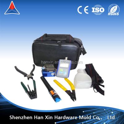 China Field Installable Fast Fiber Optic Fiber Optic Tool Kits/FTTH Connector Termination Maintenance Tool Kit Case Fiber Optic Cable for sale