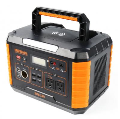 China Toys 500W AC Output Power Station Portable Solar Powered Storage System LiFePO4 Battery For Emergency for sale