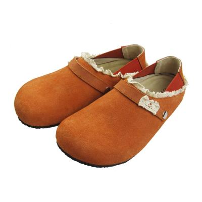 China Genuine Leather Kids Shoes Girls Casual Flat Slip On for sale