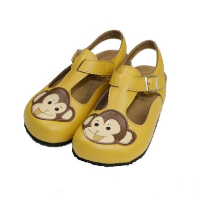 China Yellow 2020 Flat Kids Summer Cartoon Shoes Outdoor Sandals for sale