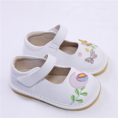 China Squeaky Flat Fast Delivery Girls Bow Casual Flat Shoes for sale