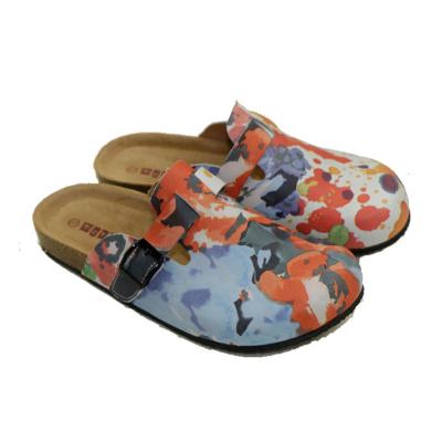 China CUSHIONING Anti Slippery Multi Color Shoes Genuine Leather Home Slipper For Women for sale