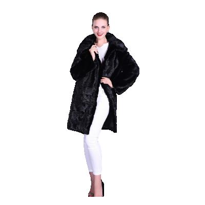 China Women's Mink Fur Garment Winter Mink Fur Coat High Quality Real Anti-wrinkle Anti-wrinkle Real Fur Parka for sale