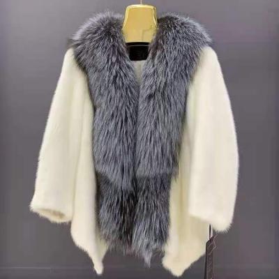 China Wholesale luxury warm china fur coat fashion size real mink fur coat women plus size winter plus size women for sale