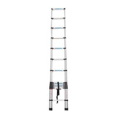 China Folding Ladders 13 Steps Telescopic Ladder Extension Soft Narrow Aluminum Telescopic Ladder With Non-slip for sale