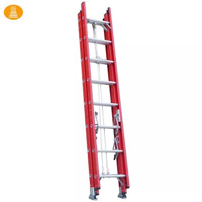 China En131 Ladder Industrial Folding Ladders Feature Fiberglass Extension Ladder Aluminum Material Telescopic Ladder for sale