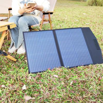 China Waterproof 60w Folding Solar Panel Power station Battery Charger for sale