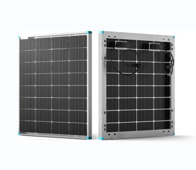 China 115 Watt 12 Volt starres Solarmodul Monokristallines Solarmodul Zellstrom zu verkaufen