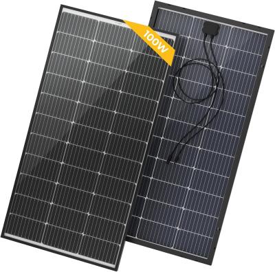 China 100 Watt starre Solarzelle Monokristalline Modul 12 Volt 9BB zu verkaufen