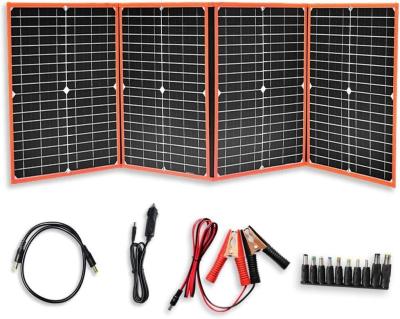 중국 80W 휴대용 태양 전지 패널 폴더블 배낭 가벼운 충전기 판매용