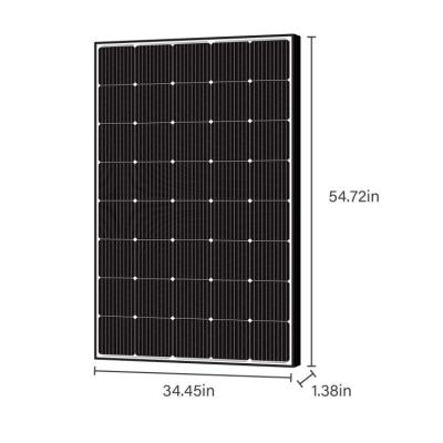 Chine Panneau solaire monocristallin flexible de 250 W et 15 V pour véhicules de plaisance à vendre