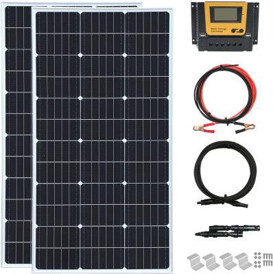 China 200 Watt 24V starres Solarpanel Monokristallines Modul abgeschaltet zu verkaufen