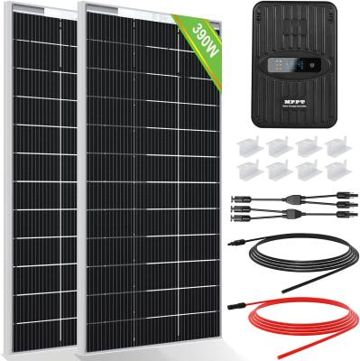 China Monokristallijn zonnepaneel kit MPPT Off Grid 400 Watt 12V Te koop