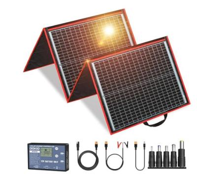 China FT160 Portable Flexible Solar Cells Charger  System 160W 18V with black ABS for sale