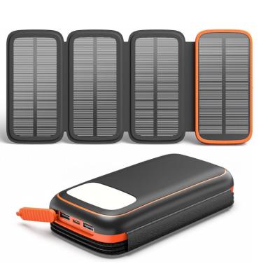 China OEM 12V tragbares Solarpanel Solar-Powerbank-Ladegerät 27000mAh zu verkaufen