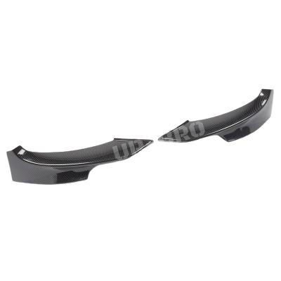 China Plastic For BMW 2009-2011 3 Series M3 E92/E93 Carbon Front Bumper Lip Wrap Corner Front Spoiler for sale