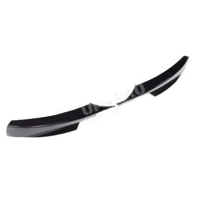 China Plastic For BMW 2009-2011 3 Series M3 E90 Gloss Black Front Bumper Lip Wrap Front Corner Spoiler for sale