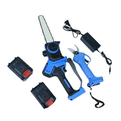 China Anti-Slip Handle Portable Garden Shears And Chainsaw Electric Tools Suits for sale