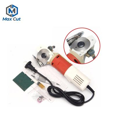 China Best Selling Semi Automatic Electric Rotary Cloth Slitter Cutting Machine Blade Octagonal Cloth Cutter Knife for sale