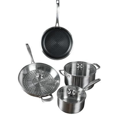 China Sustainable 2021 Hot Models High Quality Non Stick Cookware Kitchenware Set for sale