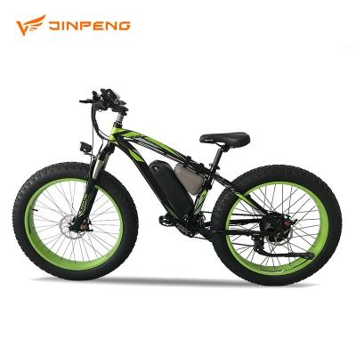 China JINPENG TOP-012 Fat Tire Snow Beach Mobility Electric Bike for Adult Off Road Hot Sale Mountain Ebike TOP Quality for sale