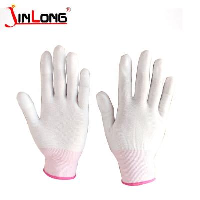 China Anti Static Cheap Price PU Coated Nylon Electronic Anti Static Working Gloves For Industrial for sale