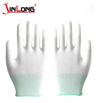 China Antistatic ESD 13 Pin PU Coated Nylon Dust Proof Working Gloves For Electronic Industry for sale