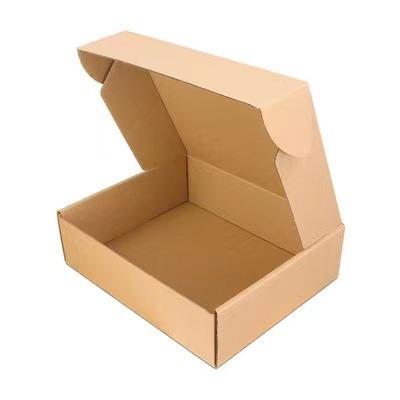 China Recycled Foldable Corrugated Corrugated Materials Ad Box Cardboard Flute E-commerce Packaging Custom Printed Box for sale