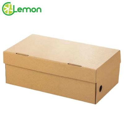 China High Quality Recycled Materials 2022 Shoe Box Corrugated Paper, High Load Bearing, Low Price In Box Custom Running Shoes Cardboard Box for sale