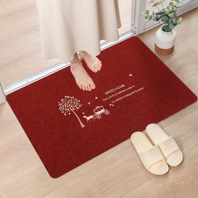 China Polyester Washable Custom Embroidered Flooring TPR Backed Mats Home Area Rugs For Wholesale for sale