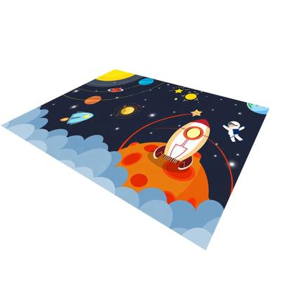 China Washable Kids Rugs Non-slip Blanket Flannel Baby Rugs Rectangle Bedroom Blanket Living Room Kids Play Mats for sale