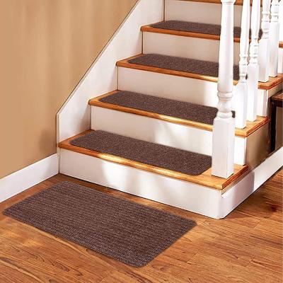 China Fashion Anti Slip Design Non Slip Stair Treads Line With Latex Backing for sale