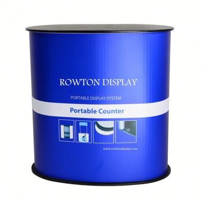 China Curved Pop Up Counter Display PP Material With Custom Printing W1800*H900mm for sale