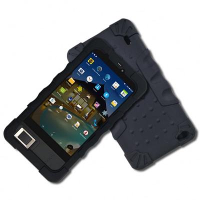 China HF-FP07A 7 inch NFC Fingerprint Biometric Android Handset for sale