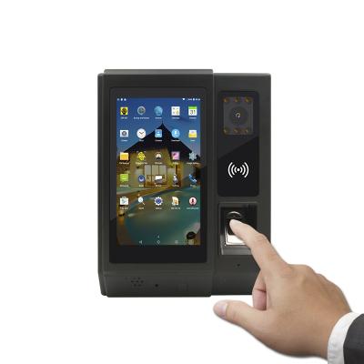 China 5 Inch Touch Screen Android Fingerprint SMS GSM Biometric Attendance System A5 With Cloud Software zu verkaufen