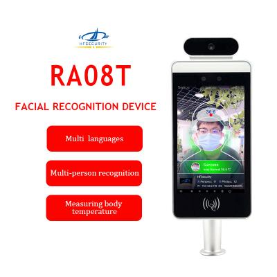 China HF-RA08T Free SDK API Wireless Android Door Access Control Thermal Temperature Detection Face Recognition Body Temperature for sale