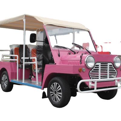 China Wholesale Street Tour Legal Shuttle Mini Electric Sightseeing Car 3350x1650x1760mm for sale