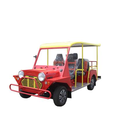 China Holiday red style MOKE electric e-vehicle for sale 3350x1650x1760 mm for sale