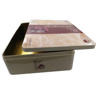 China Recycled Materials Factory Competitive Price Super Large Rectangular Food Grade Tin Box Container for sale