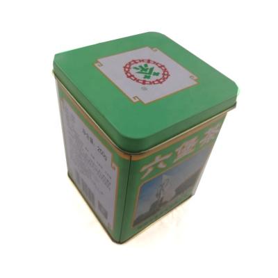 China Tea Tin Package Most Popular Square Metal Gift Tea Tin Can Aluminum Tin Tin Box for sale