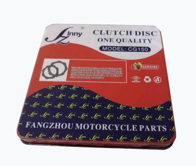 China Recycled Materials OEM Design Square Printed CG150 Cans Clutch Disc Pack Box For Motorcycle Parts for sale