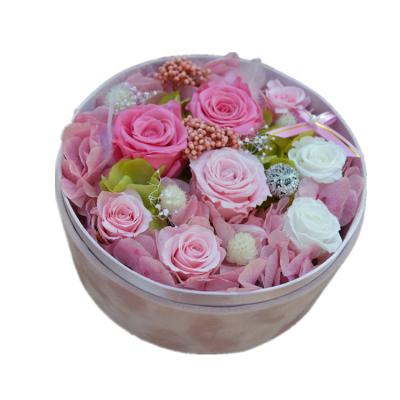 China Celebration Wholesale Preserved Roses Forever Flower Rose Preserved Roses Gift Box For Birthday Christmas for sale