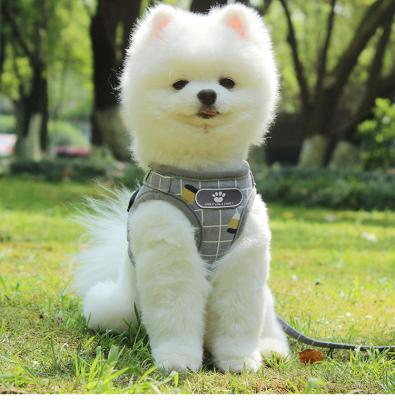 China Amazon Hot Sale Viable Pet Harness Vest Dog Leash With Reflective Brand Cat Harness Pet Supplies For Medium Pet Small Large for sale